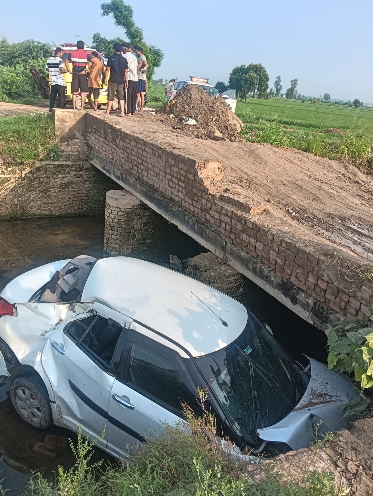 Accident exposes the dilapidated state of the bridge