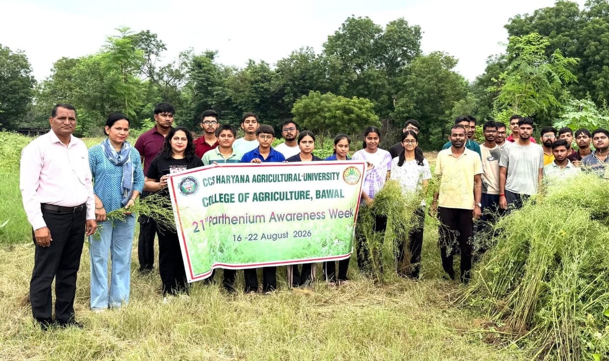 Pledged to eradicate carrot grass after highlighting its harmful effects.
