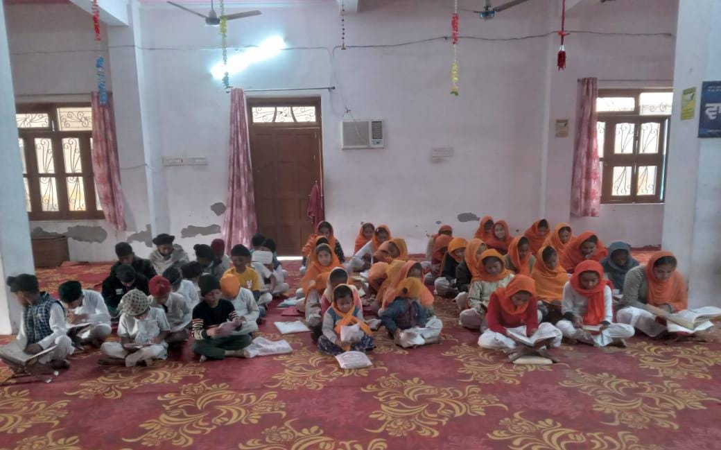Receiving free instruction in Gurbani and the tabla.