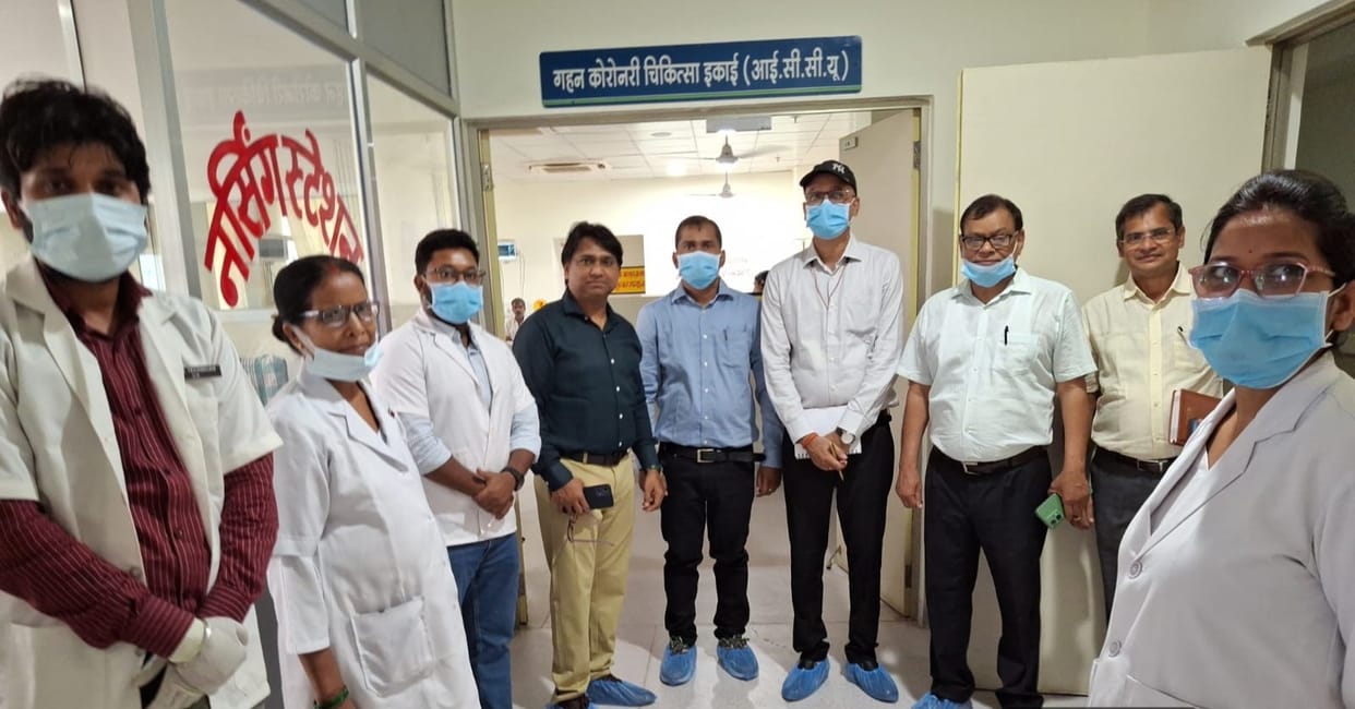 SRM team inspected the arrangements of the medical college