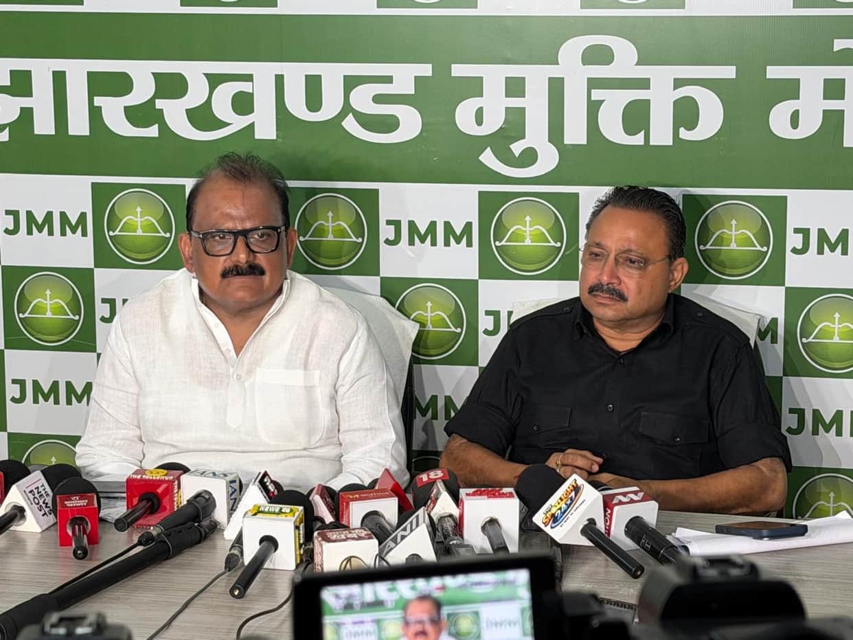 JMM hits back at student protests; Mithilesh Thakur says BJP is inciting students for political gain.
