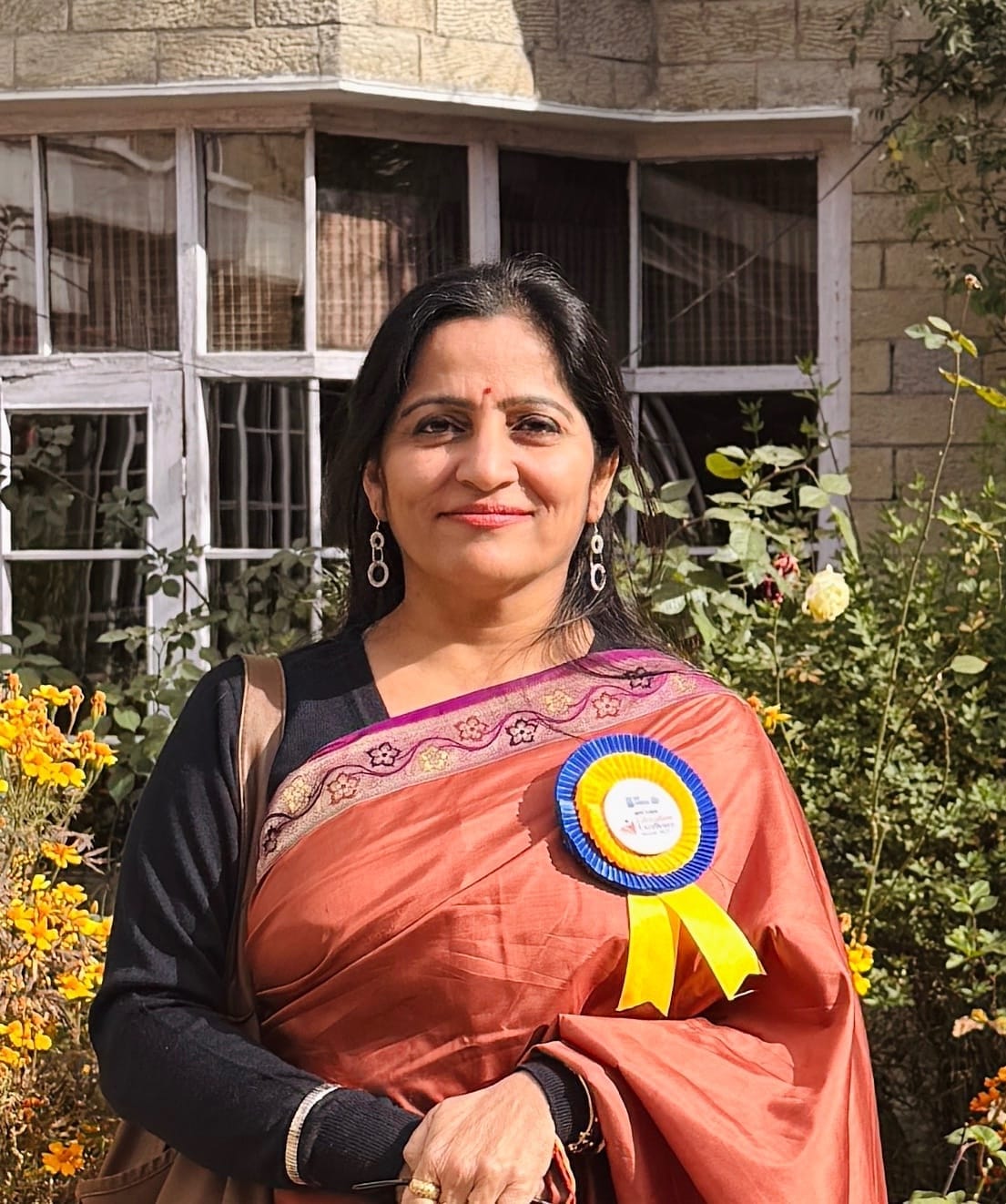 Manjari Mahajan to receive national-level teacher award.