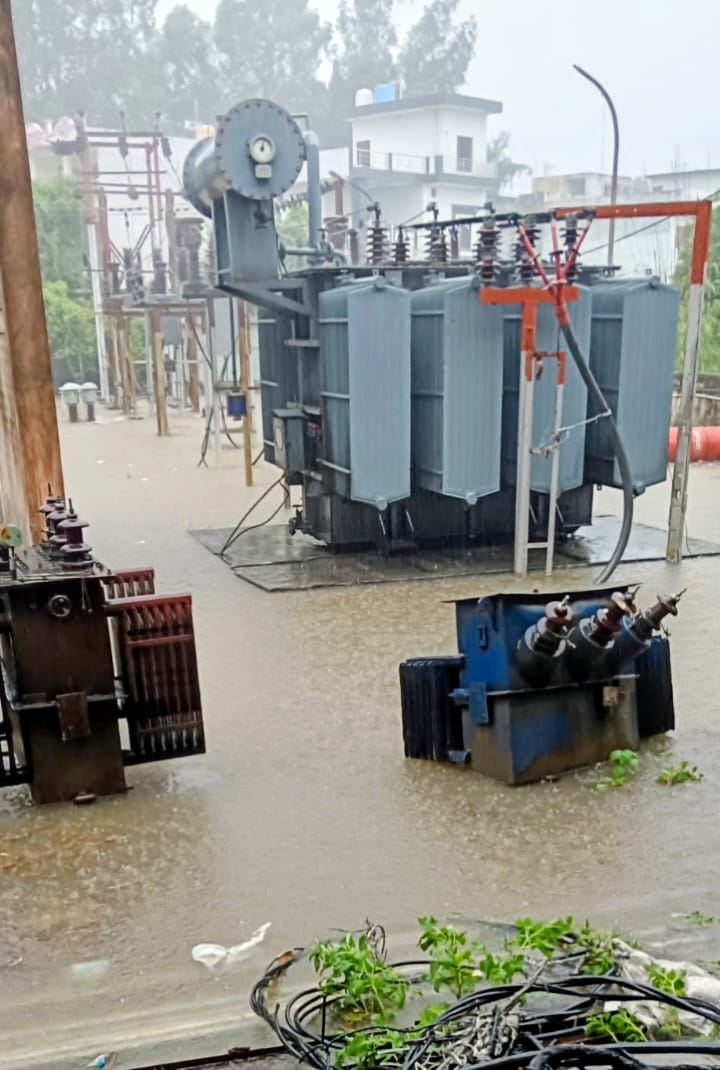 Life thrown out of gear by five hours of torrential rain in Mawana.