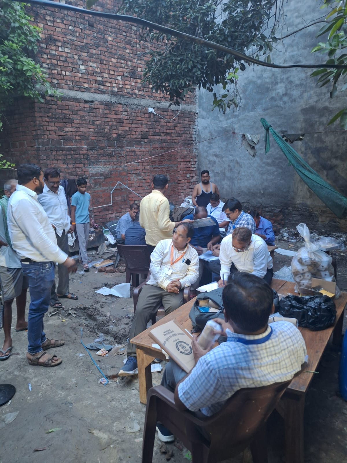 Sweets were being prepared amidst splatters of cow dung; the establishment was shut down.