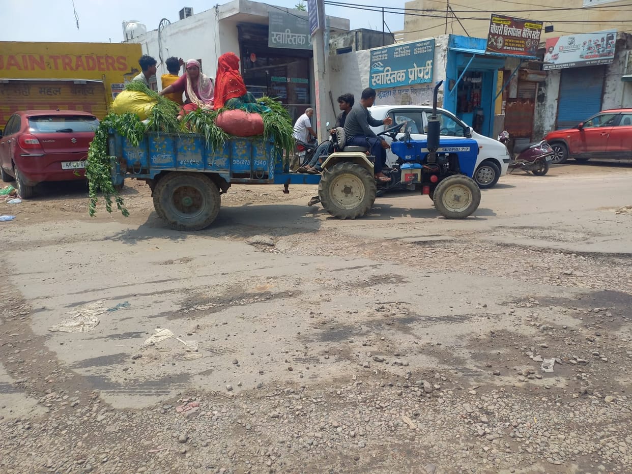 Rain leaves roads in poor condition; potholes increasing accidents.