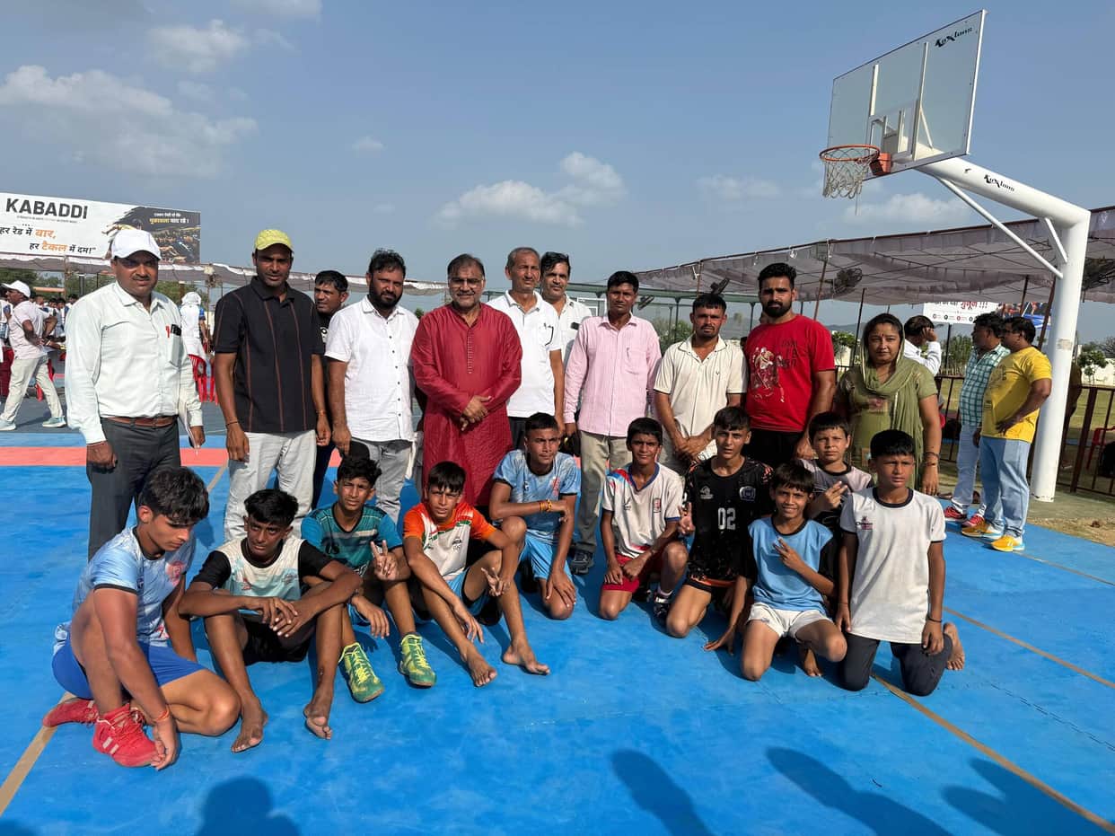 The kabaddi team secured second place in Haryana.