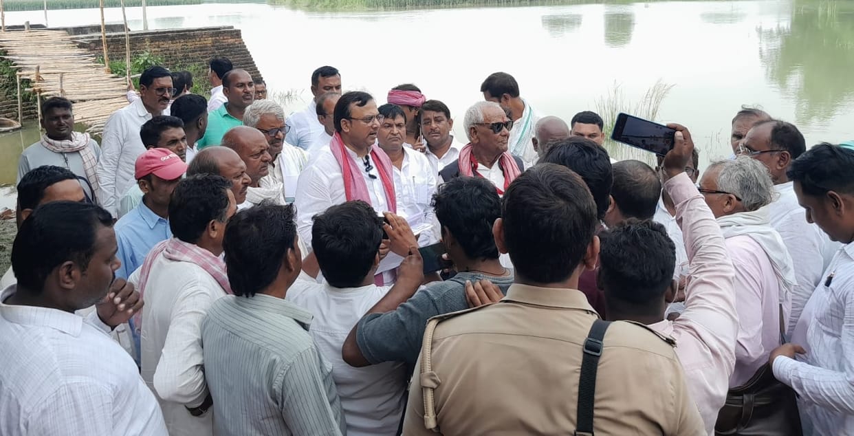 MLA visits flood-affected Devara region.