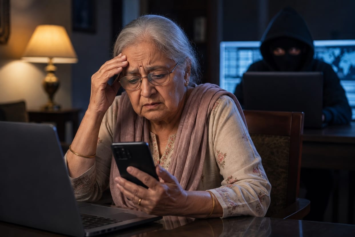 Elderly woman kept under digital arrest for six days, swindled out of 78.50 lakh