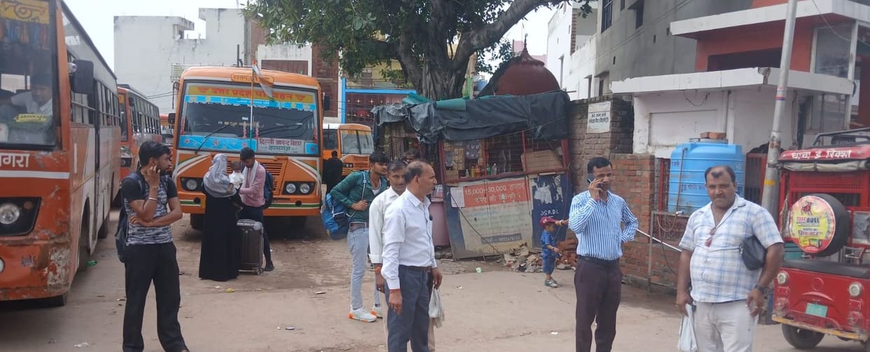 kasganj news kanwar yatra roadways buses