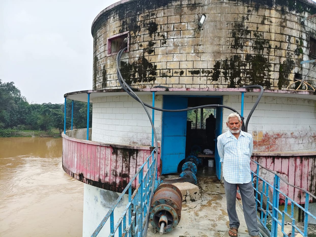 Mandakini floodwaters contaminate tap water supply; 50,000 people left without drinking water.