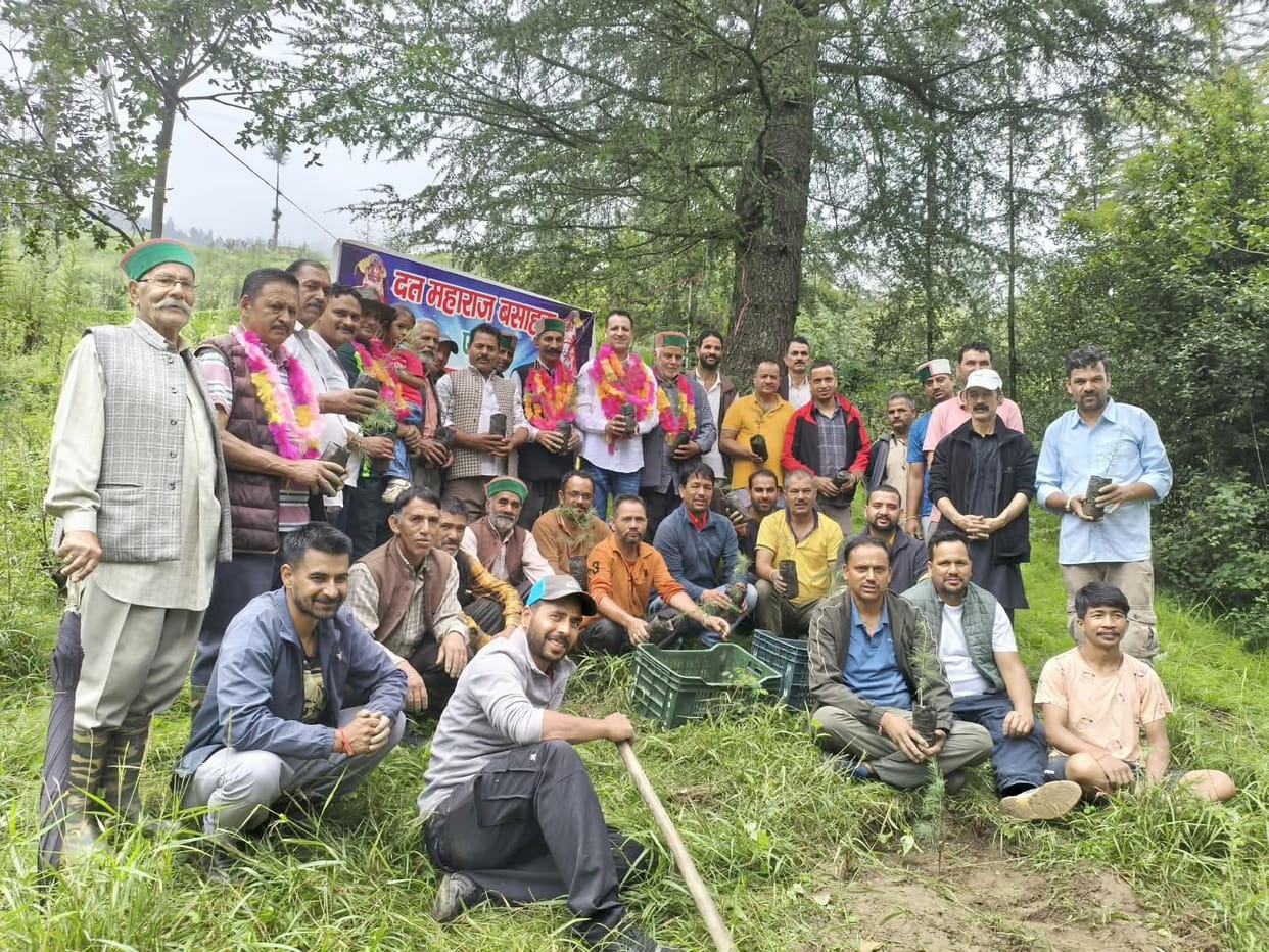 Pledged to protect the environment by planting saplings in Gopalpur