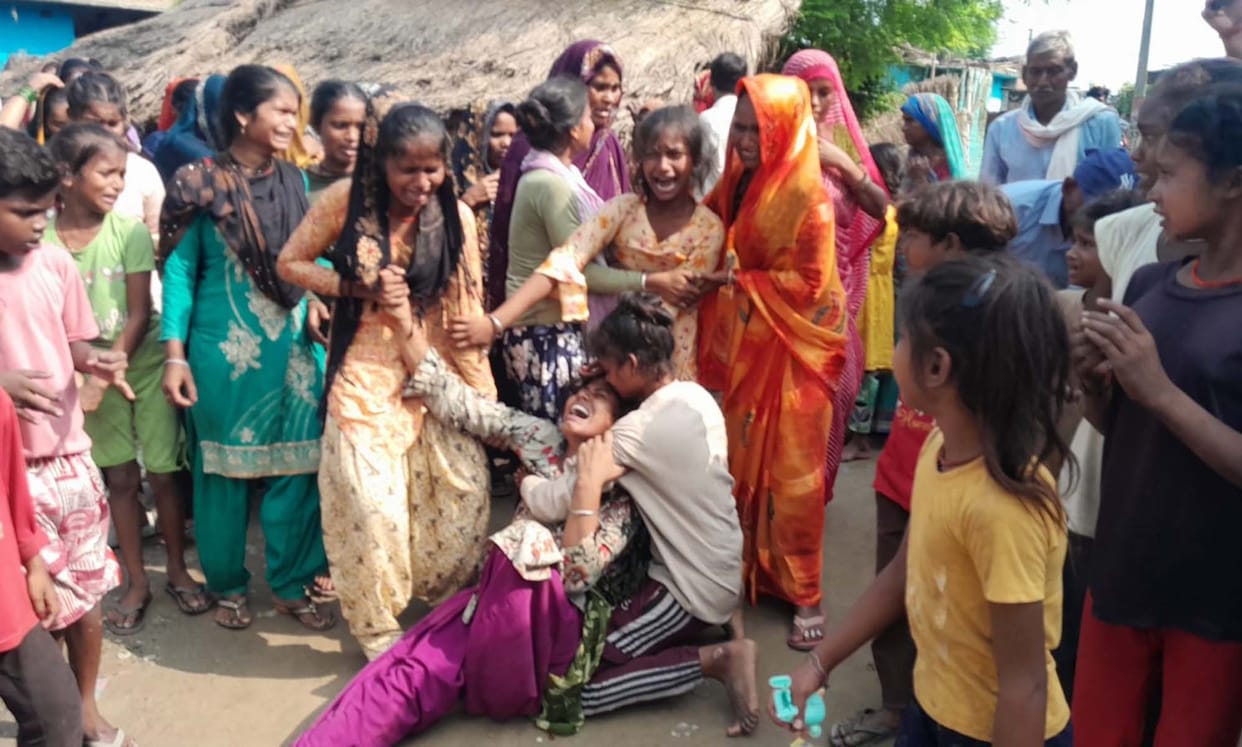 Rajesh's last rites were performed with the help of the police.