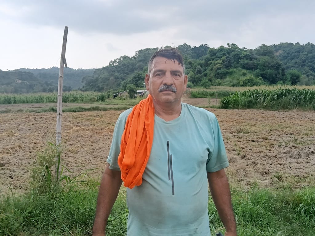 Rain washes away farmers' hard work; potato sowing affected.