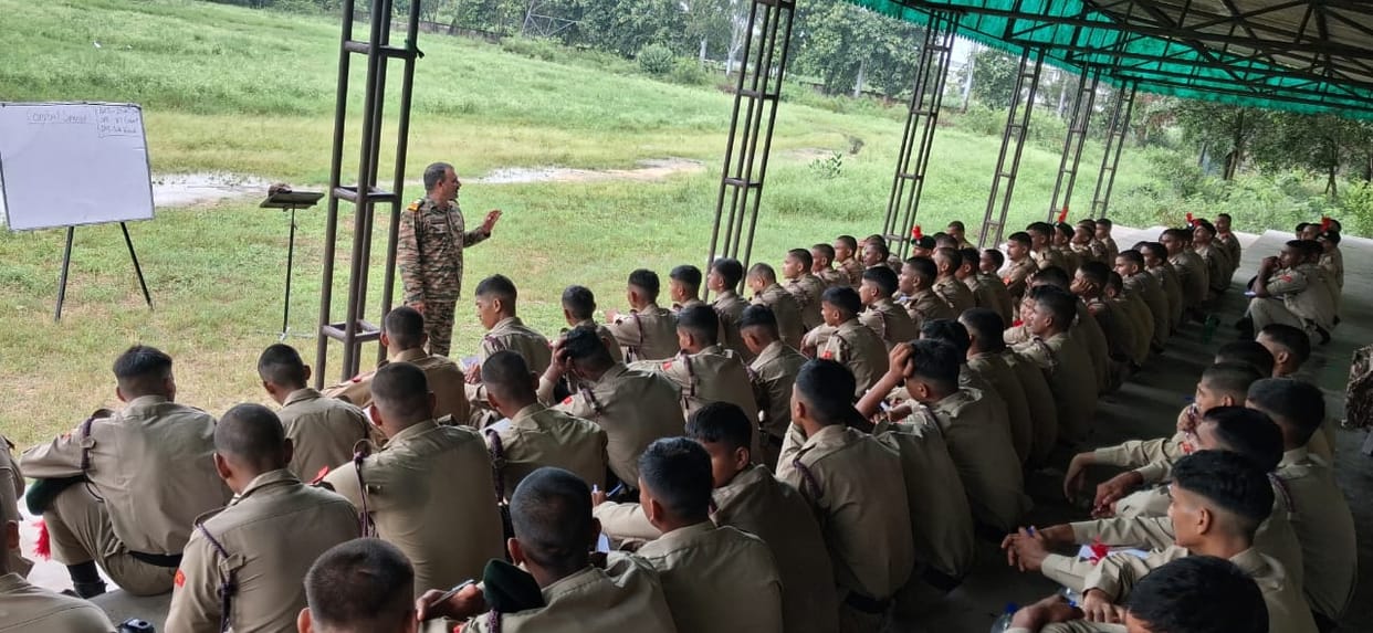 Cadets given the message of dedication to the goal.