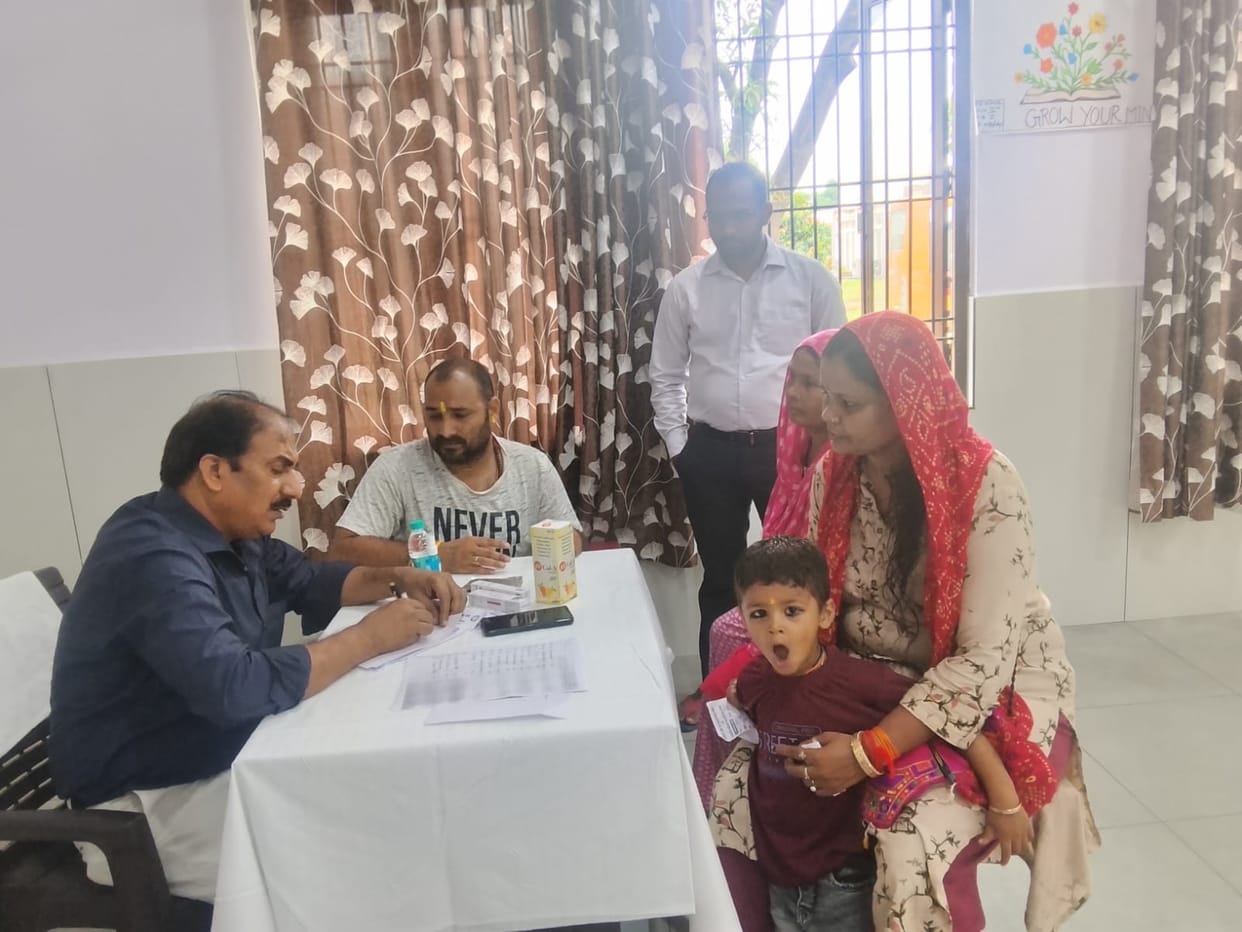 Health check-ups conducted for 526 people at the camp.