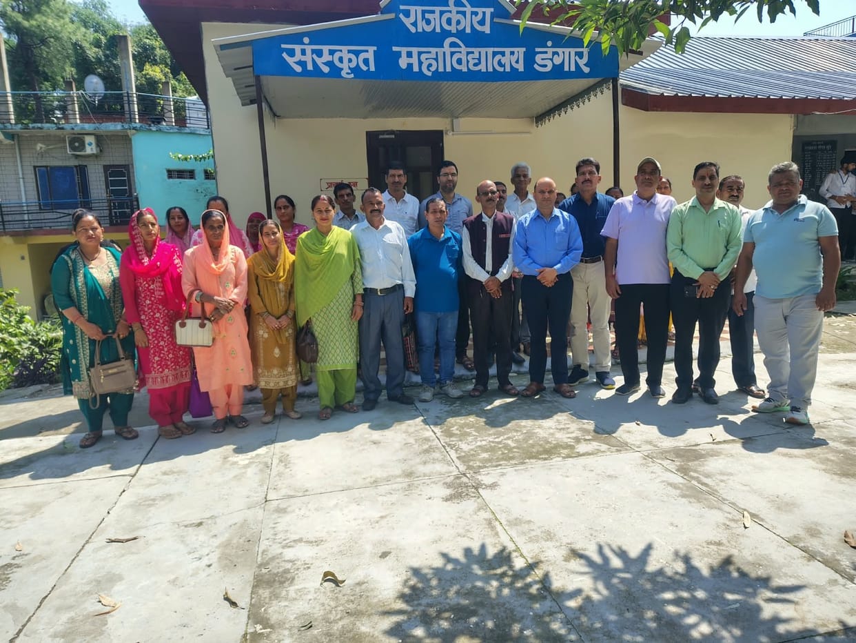 Rajesh becomes PTA President of Sanskrit Mahavidyalaya, Dangar.