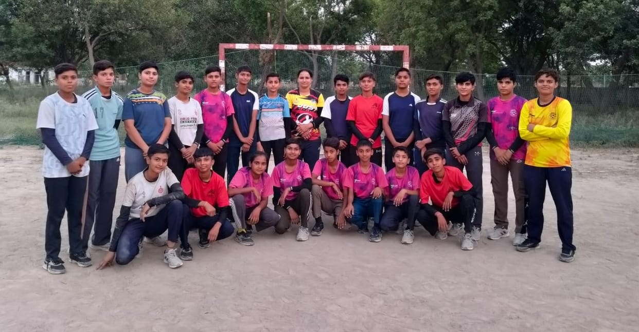 Eight national-level players have emerged from the Bibipur Handball Nursery in three years.