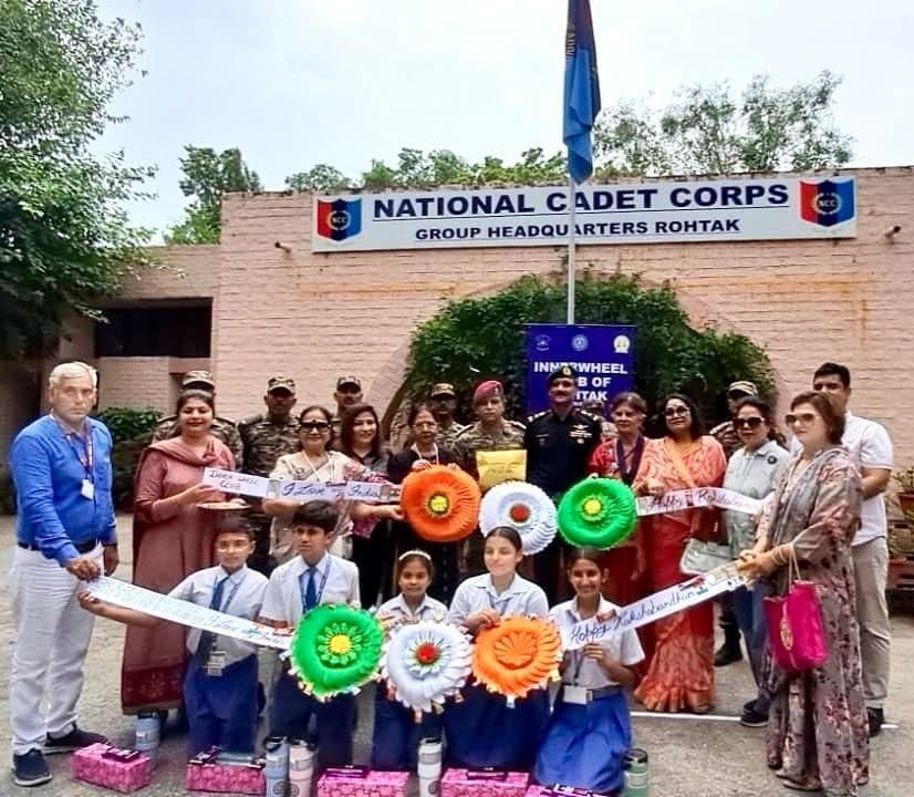 Inner Wheel Club sends Rakhis for brave soldiers.