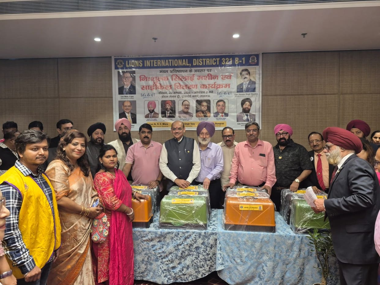 Sewing machines distributed to 70 women.