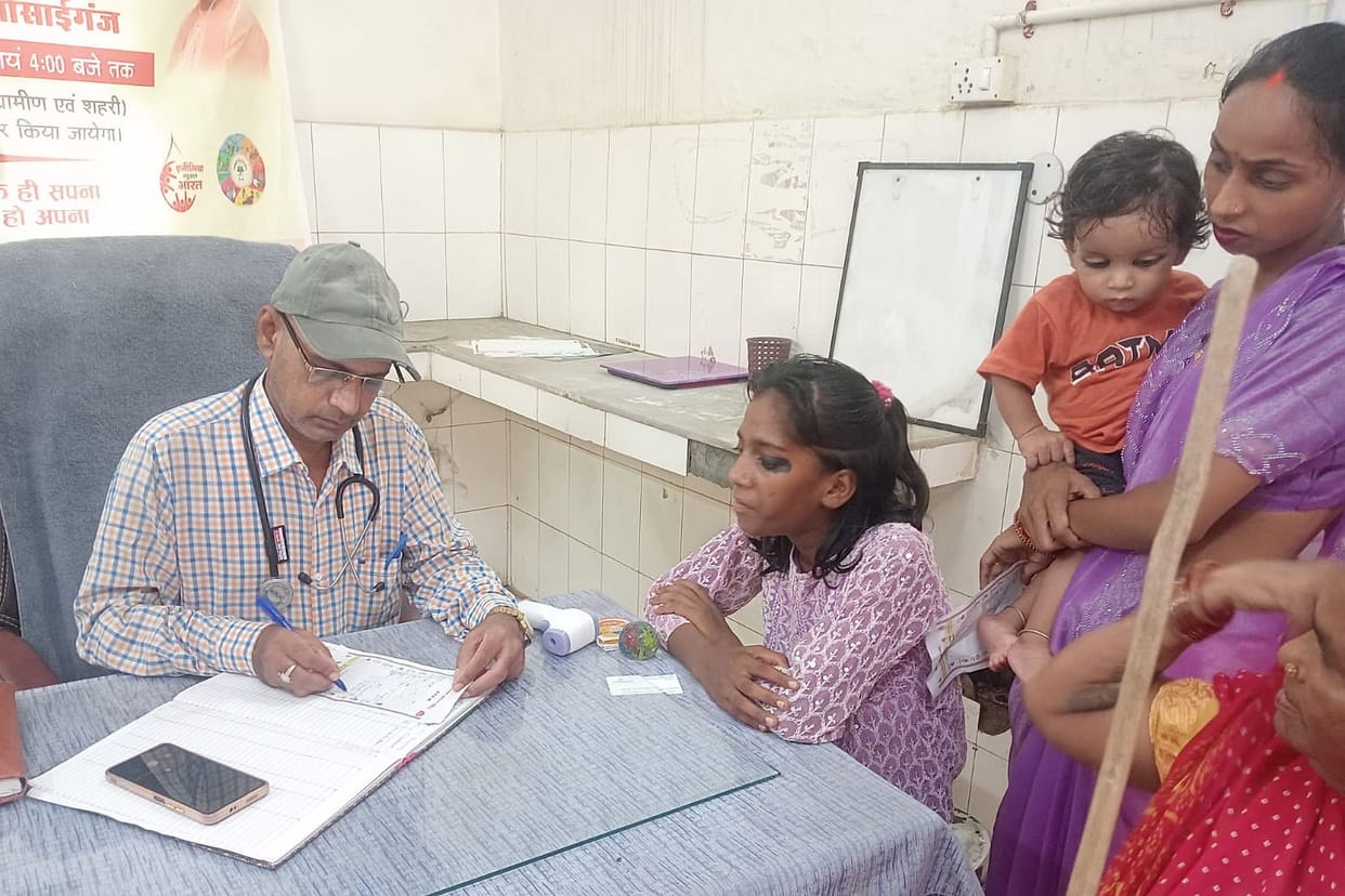 2,158 patients treated at the fair.