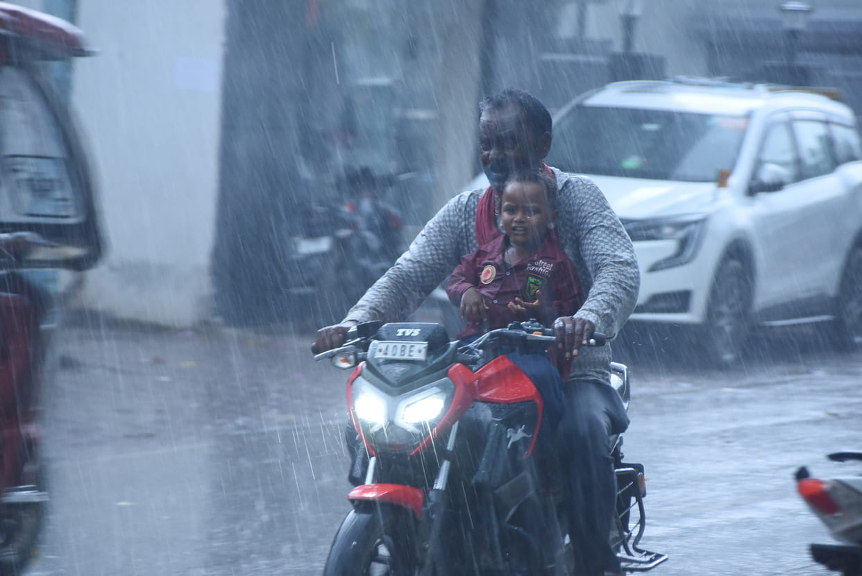 Rain causes waterlogging from city to village