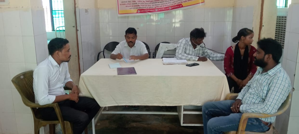 Patients suffering from seasonal ailments predominated at the health fair.