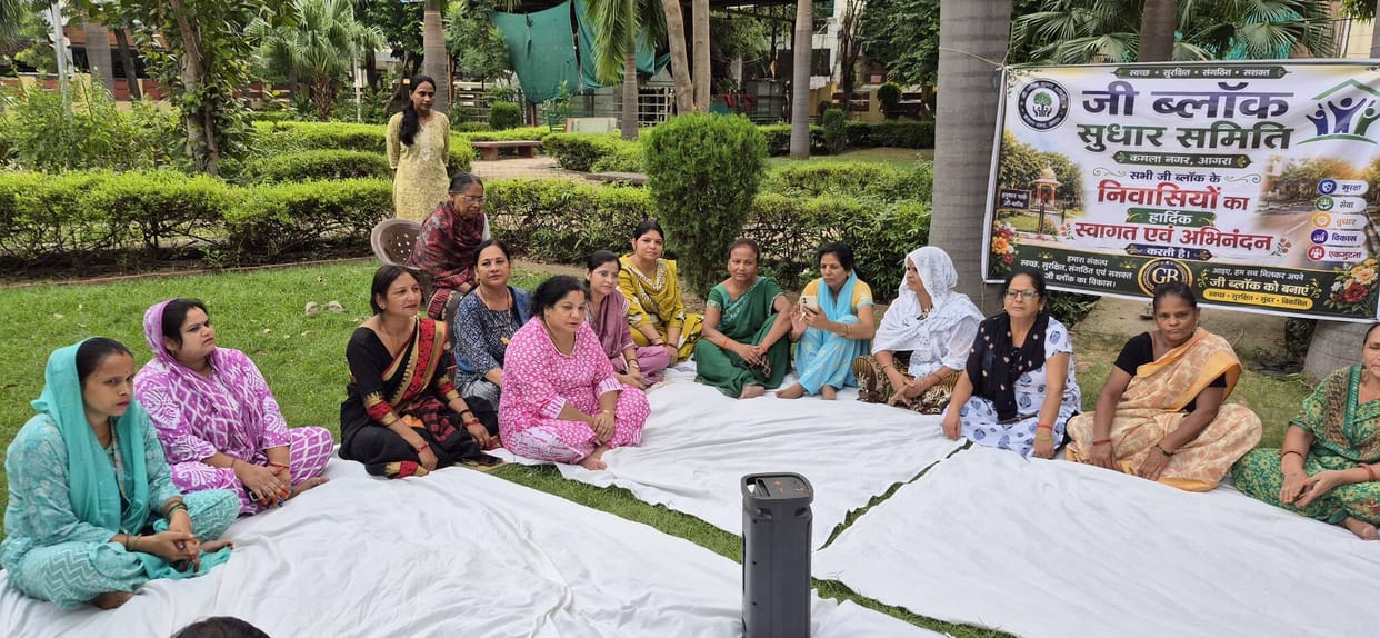Ranjana Gupta becomes President of the G-Block Women's Wing.