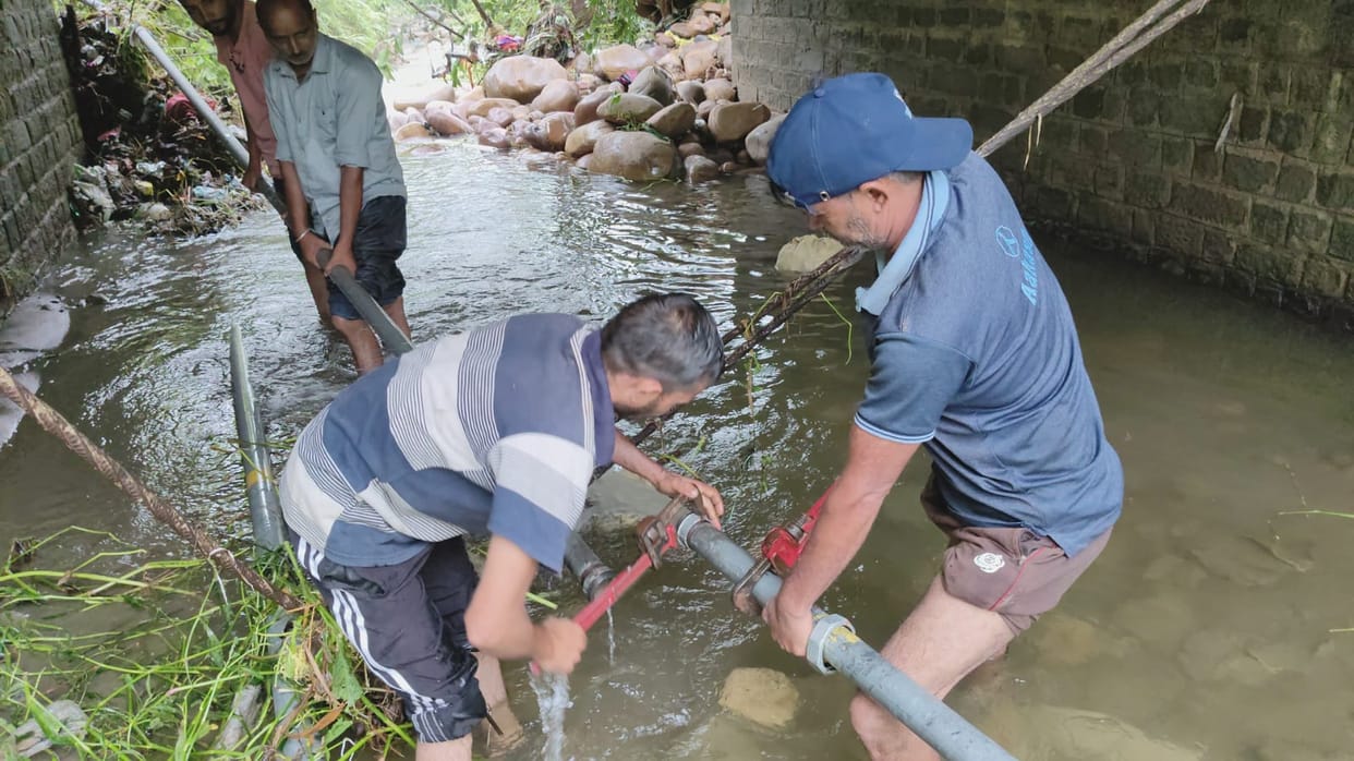 Rain halts 30 drinking water schemes; water supply in many areas reduced to alternate days.