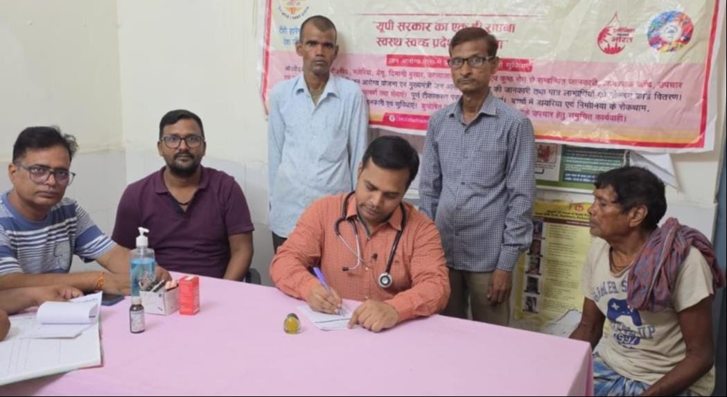 A large number of patients suffering from viral fever, skin diseases, and diarrhea visited the health fair.