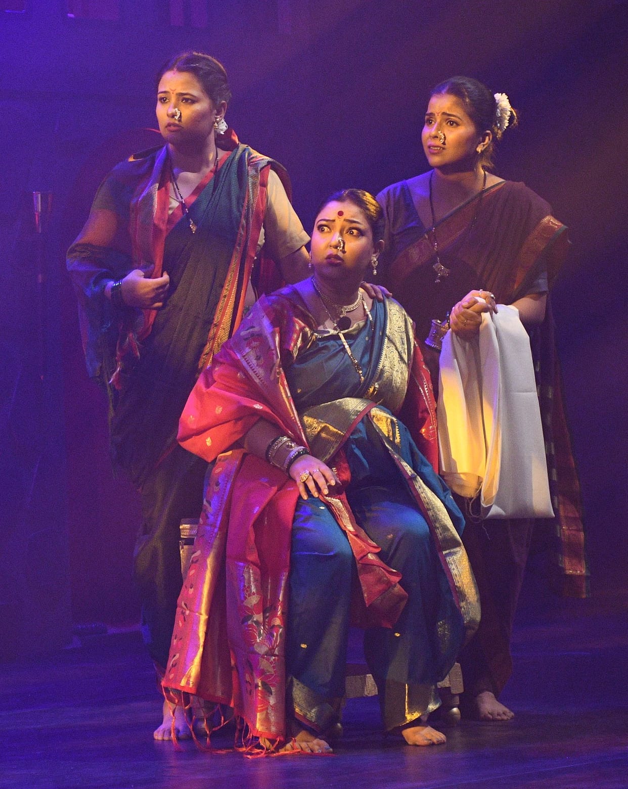 Theater decorated with the story of Shivaji's poetry, sacrifice and Swaraj