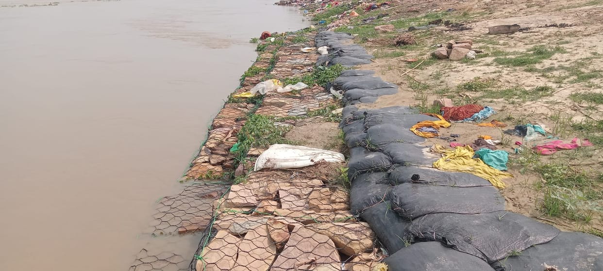 77 crore washed away in five years; over 2,000 acres of fertile land swallowed by the river.