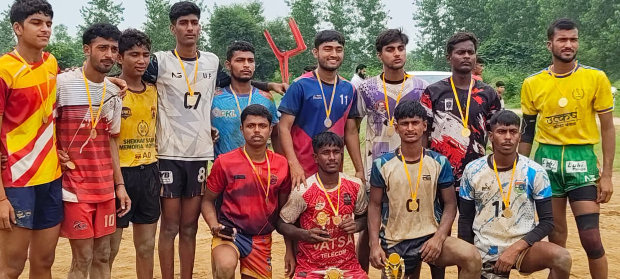 District team tops Kabaddi competition.