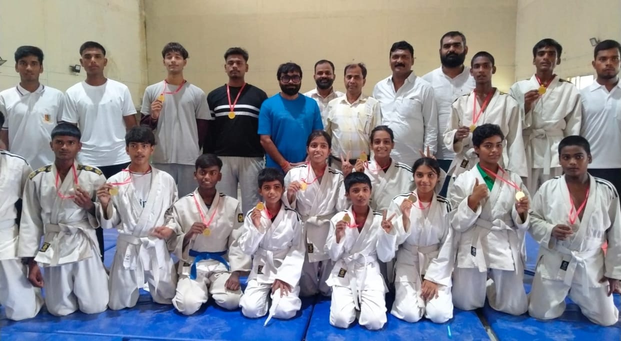 Athletes displayed their prowess in the judo competition.