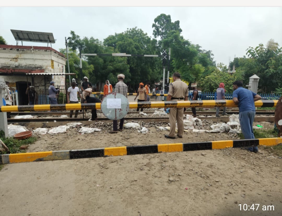 Movement affected due to railway crossing remaining closed for two days