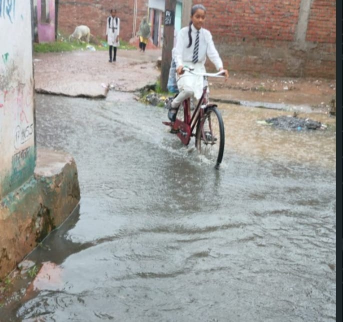Rain wreaks havoc from city to village; streets waterlogged.
