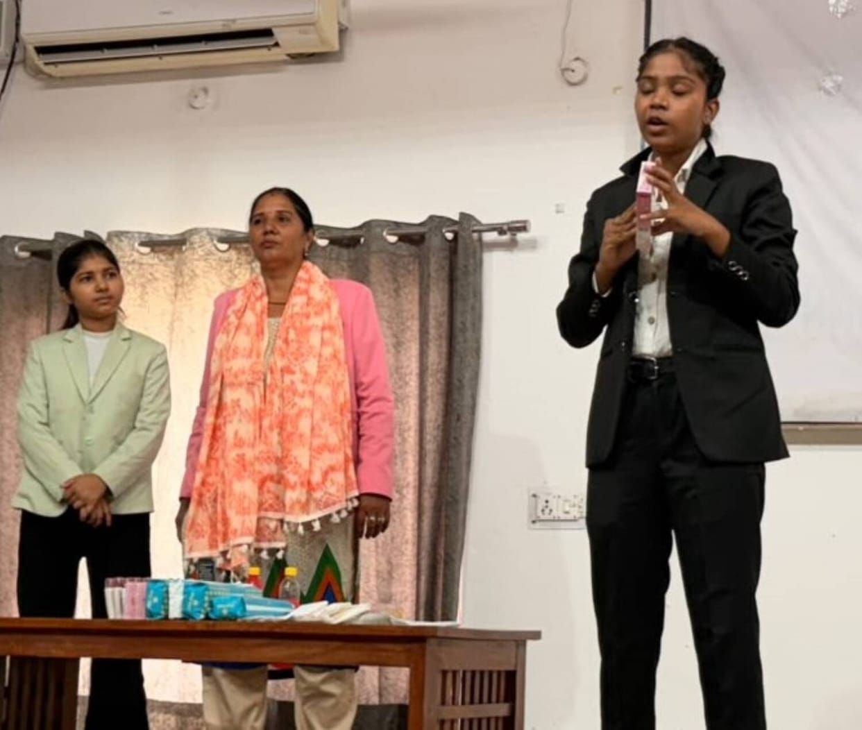 Female students should take special care of their health.