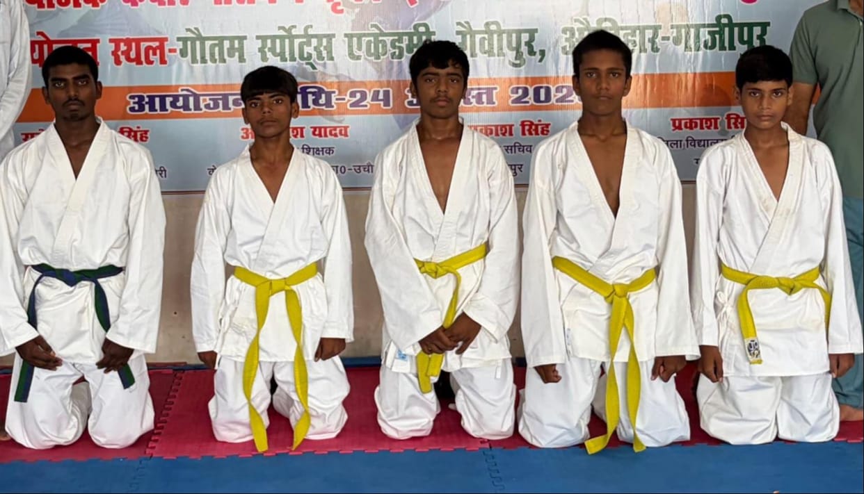 Five judo players selected for the divisional-level competition.