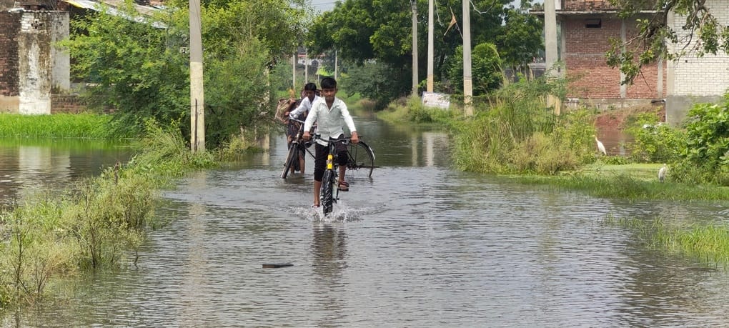 Rainfall fell short of expectations; clouds poured for a while in the evening.