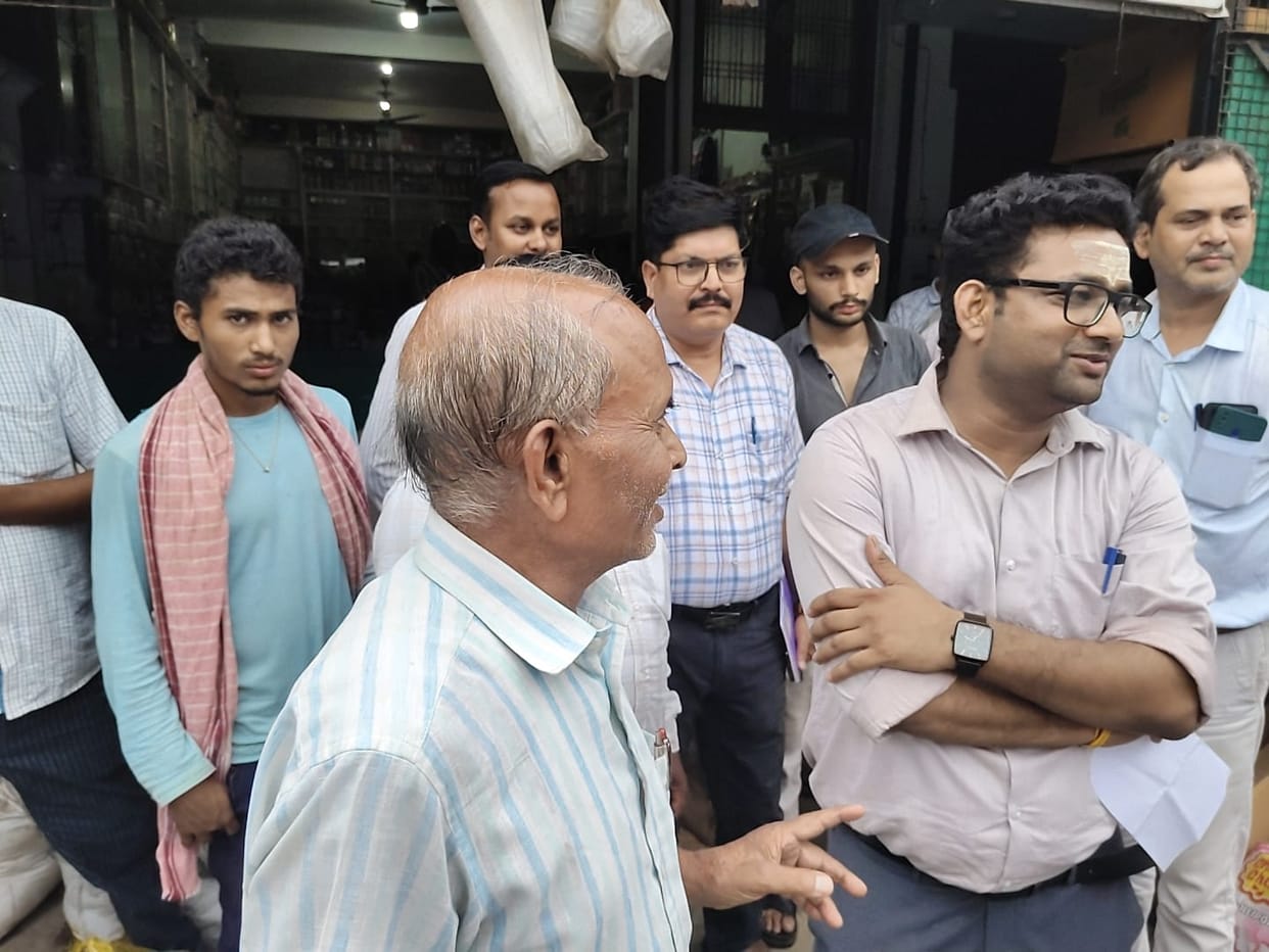 Inspection of sugar stocks at three establishments