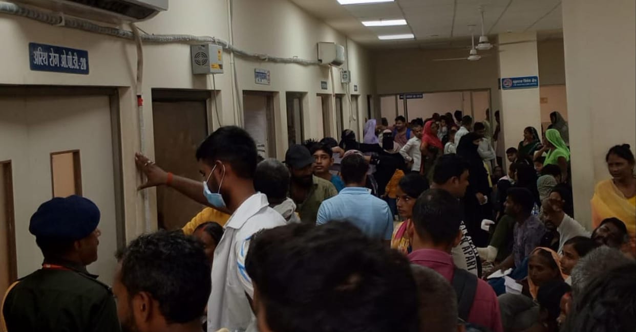 2,242 new patients seen at the medical college.