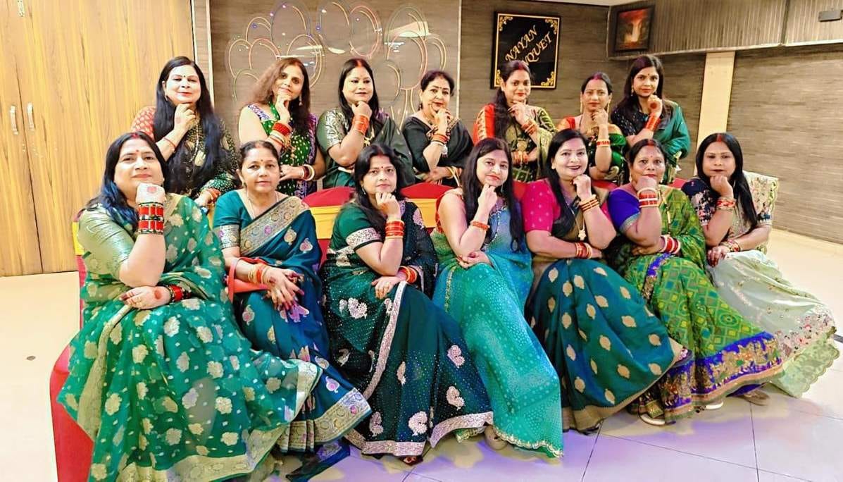 Women had a fun time on Hariyali Teej.