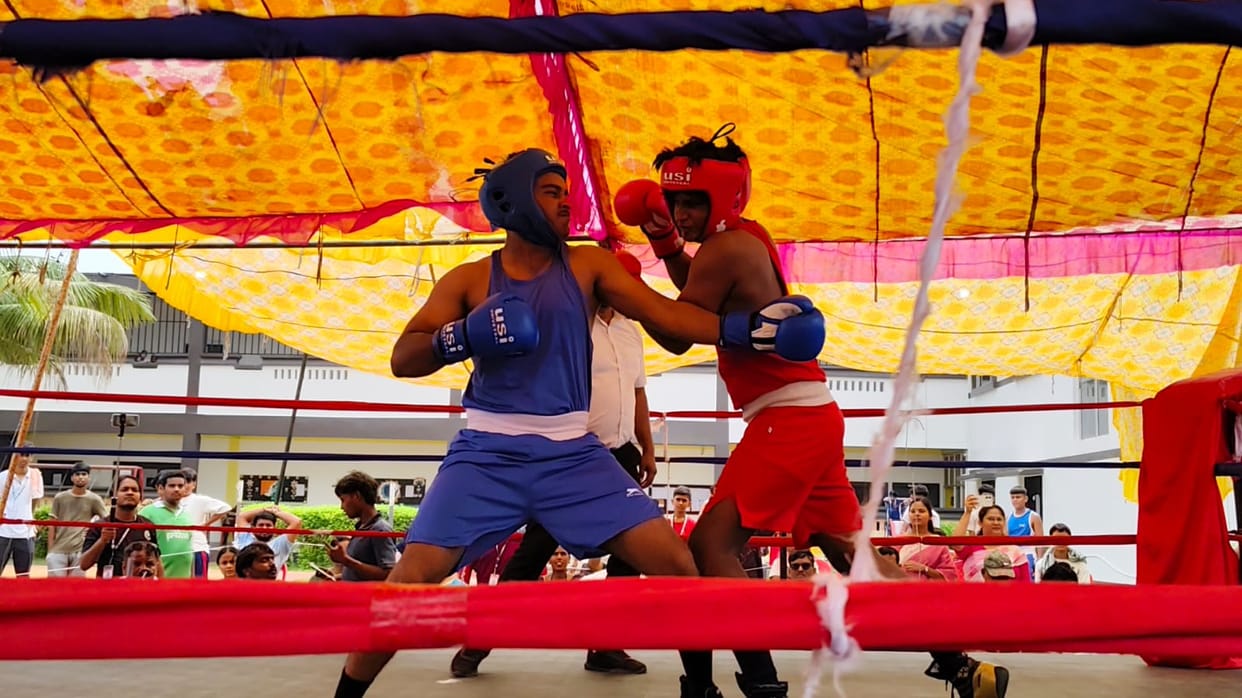 600 boxers showcased their skills at the boxing championship; finals today.