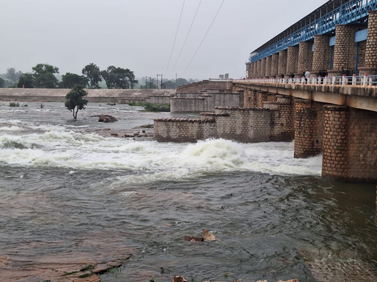 Water level of Sirsi Dam rises