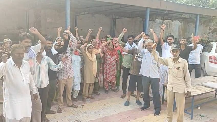 Upon their release, sanitation workers said the BJP had reneged on its promise