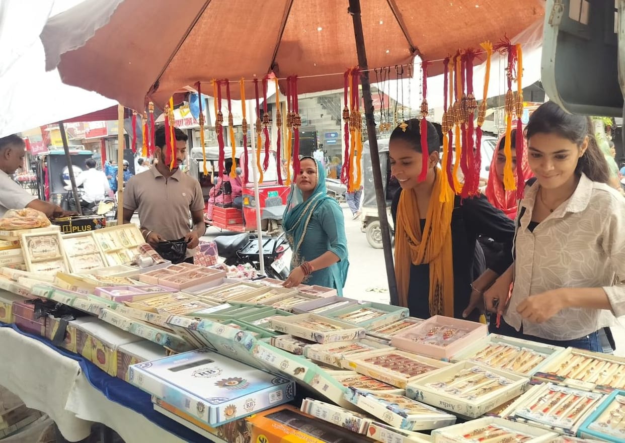 Markets are decked up for Rakshabandhan, with rakhis showcasing the love between brothers and sisters.