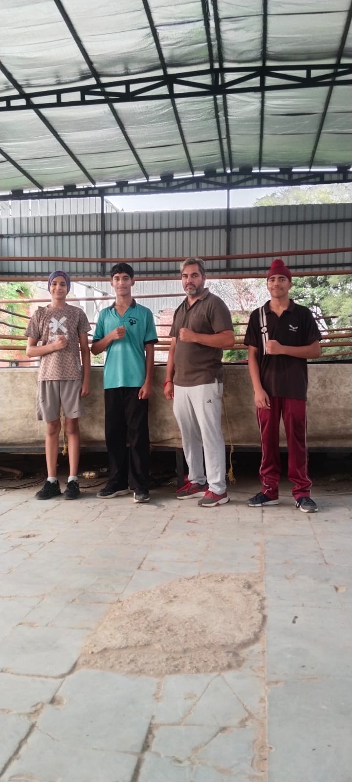 Dhruv, Yudhveer and Karandeep won gold medals