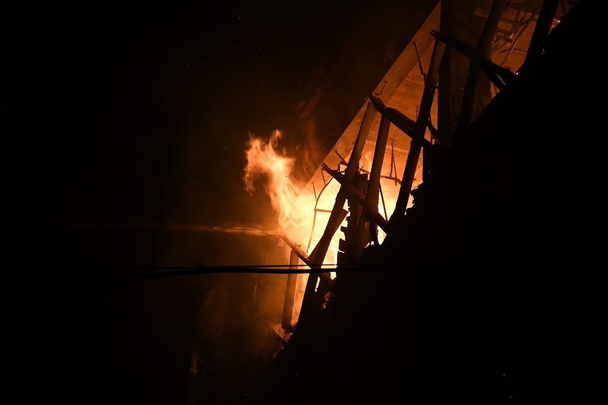 Fire breaks out in the RAW Group building in Gomti Nagar