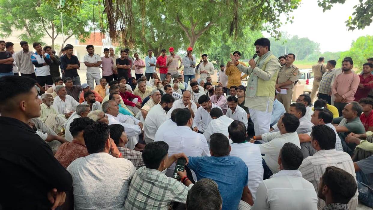 over demand for a stadium in Bhyamal Kheda.