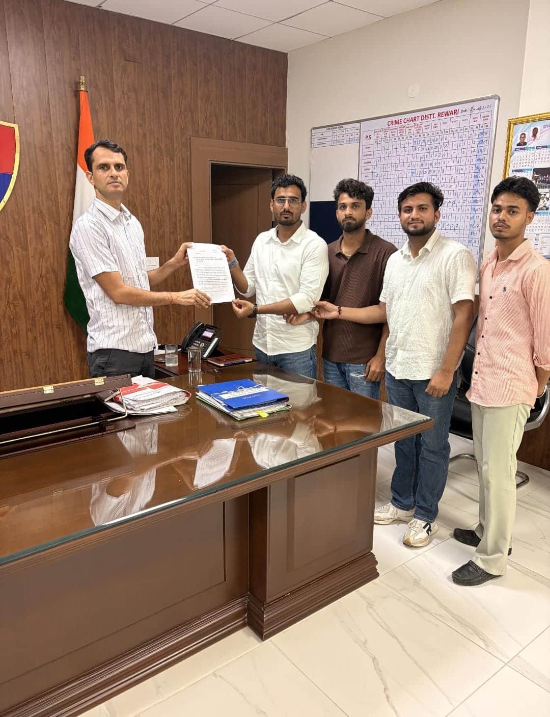 Demand for police deployment at IGU; memorandum submitted to SP.