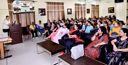 Female students were informed about employment opportunities.